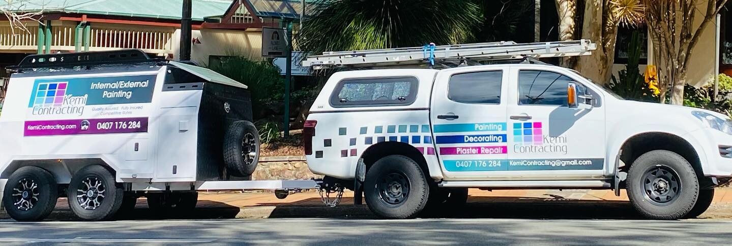 Kemi Contracting Sunshine Coast Painters Vehicle and Trailer